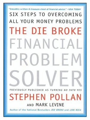 cover image of The Die Broke Financial Problem Solver